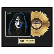 KISS Ace Frehley Framed Gold Record